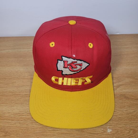 Kansas City Chiefs Montana Hat Cap Snapback 90s NFL Made In China Eastport Retro - Picture 1 of 16